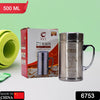 6753 Double Walled Stainless Steel Bottle for Travel, Home, Office, School  500ml DeoDap