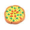 4347 3D Pizza Slices Kids Favourite Food Eraser, Pizza 7 slice eraser for kids Adults fast food lover Stationary Kit Fancy & Stylish Colorful Erasers, for Return Gift, Birthday Party, School Prize