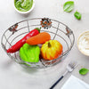 5175 Stainless Steel Multipurpose Fruit Bowl and Vegetable Basket for Kitchen, Dining Table Use DeoDap