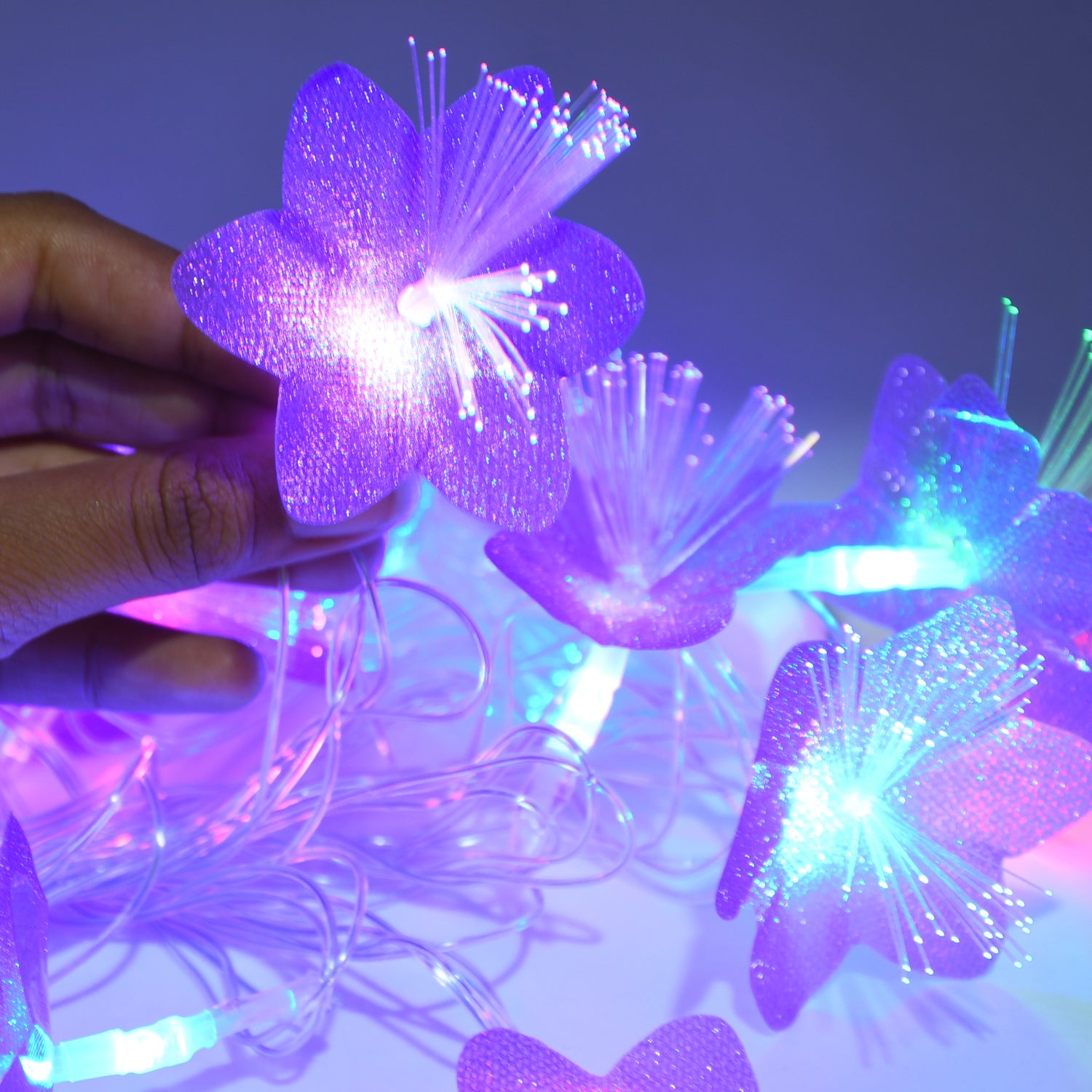 8336 Flower Design Home Decoration Electrical Series Light 13 Feet Home Decoration Diwali & Wedding LED Christmas String Light Indoor and Outdoor Light ,Festival Decoration Led String Light, Multi-Color Light (16L 13 Feet)