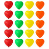 8891 Heart shaped balloons Kinds of Rainbow Party Latex Balloons for Birthday / Anniversary / Valentine's / Wedding / Engagement Party Decoration Multicolor (20 Pcs Set)