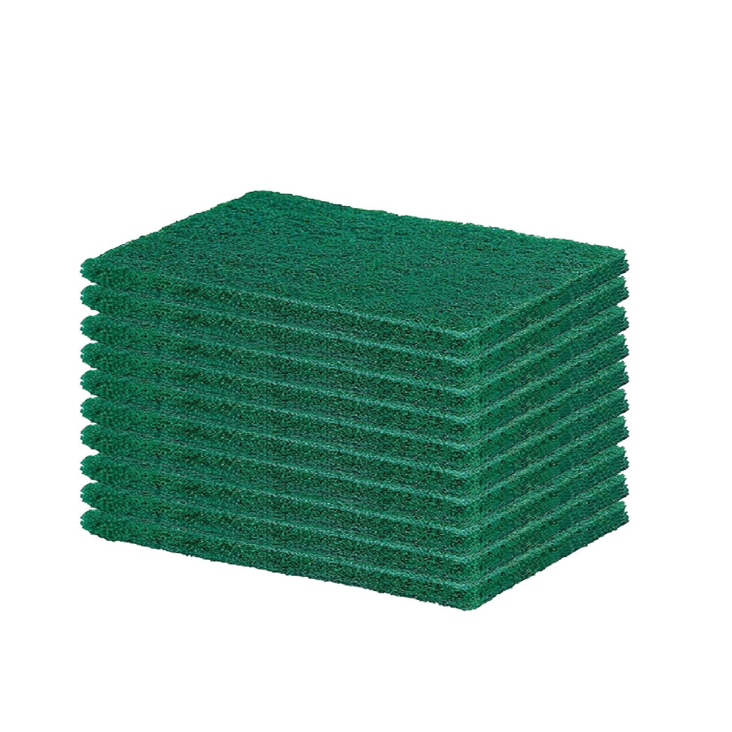 3410 Scrub Sponge Cleaning Pads Aqua Green  10PCS DeoDap