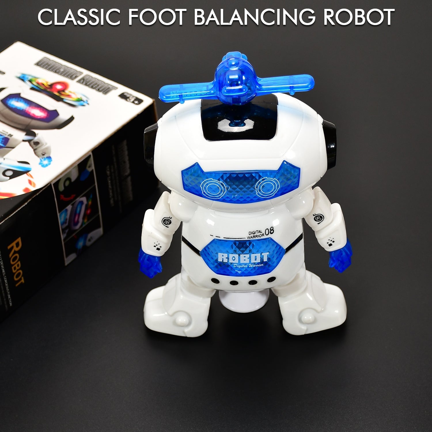 4462 ﻿Dancing Robot with 3D Lights and Music. DeoDap