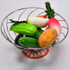 5116 Stainless Steel Round Fruit Basket For Home Use DeoDap