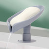 4831 Self Draining Soap Holder for Bathroom Leaf Shape Soap Dish Kitchen Soap Tray DeoDap