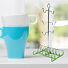 5147 Metal Tea/Coffee Cup/Mug/Plate Holder Stand Hanger Organizer For Kitchen DeoDap