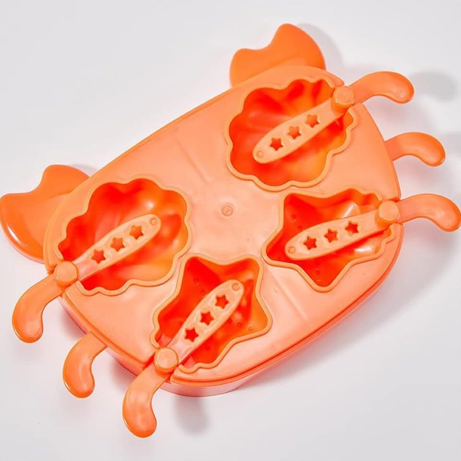 5532 Crab Ice Mold Household Ice Cream Mold Popsicle Mold Silicone Ice Cream Popsicle Children's Ice Box Popsicle Box (1 Pc)