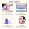 1224P BEAUTY ICE ROLLER FOR FACE MASSAGER & EYE REUSABLE FACE ROLLERS FACIAL ROLLER ( Purple Color) DeoDap