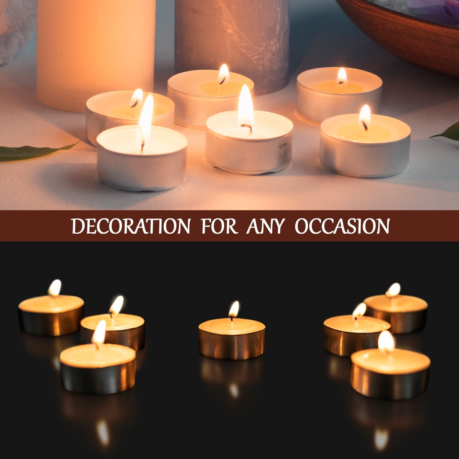 6292 10pcs Decorative  Color Candle Light Candle Perfect for Gifts, Home, Room, Birthday, Anniversary Decorative Candles. DeoDap