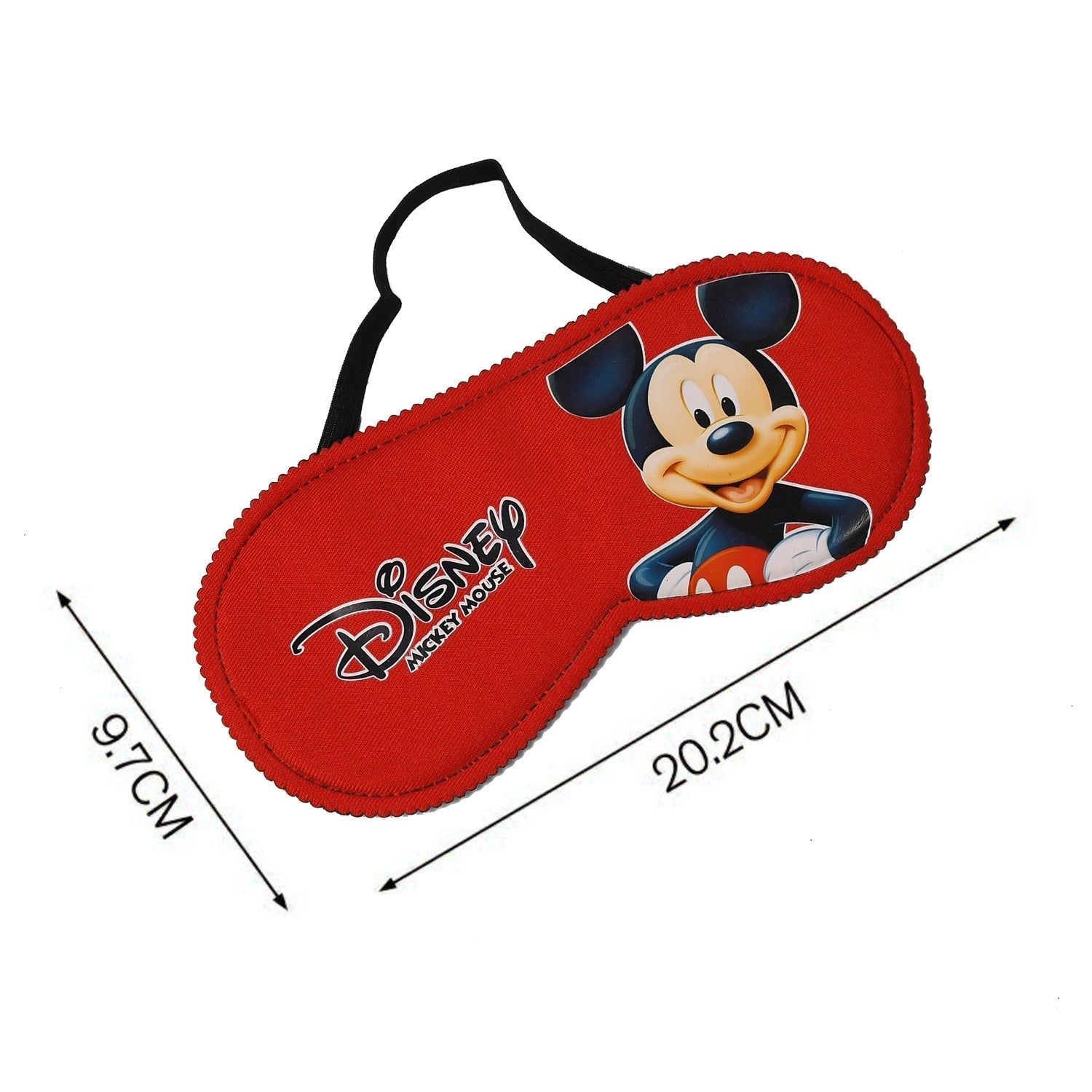 7366 MICKEY MOUSE SLEEPING MASK LIGHTWEIGHT COTTON FABRIC BLINDFOLD SOFT EYE MASK SUPER NEW PREMIUM EYE MASK (1 PC) DeoDap