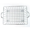 2743 SS Square Basket Stand used for holding fruits as a decorative and using purposes in all kinds of official and household places etc. DeoDap