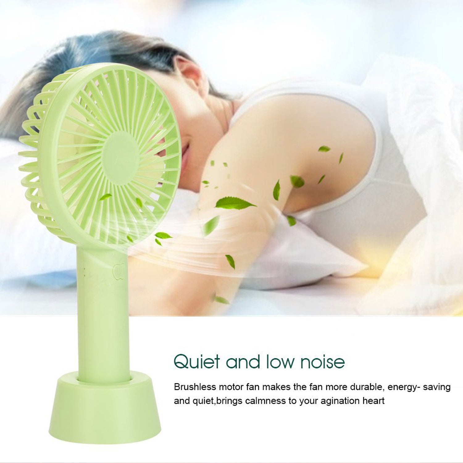 4787 Portable Handheld Fan used in summers in all kinds of places including household and offices etc. DeoDap