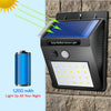 6609 Yellow Solar Wireless Security Motion Sensor LED Night Light for Home Outdoor/Garden Wall. DeoDap