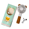 4812 Portable Bear Styled Hand Fan Rechargeable Handheld Fan For Travel , home & Office Use DeoDap