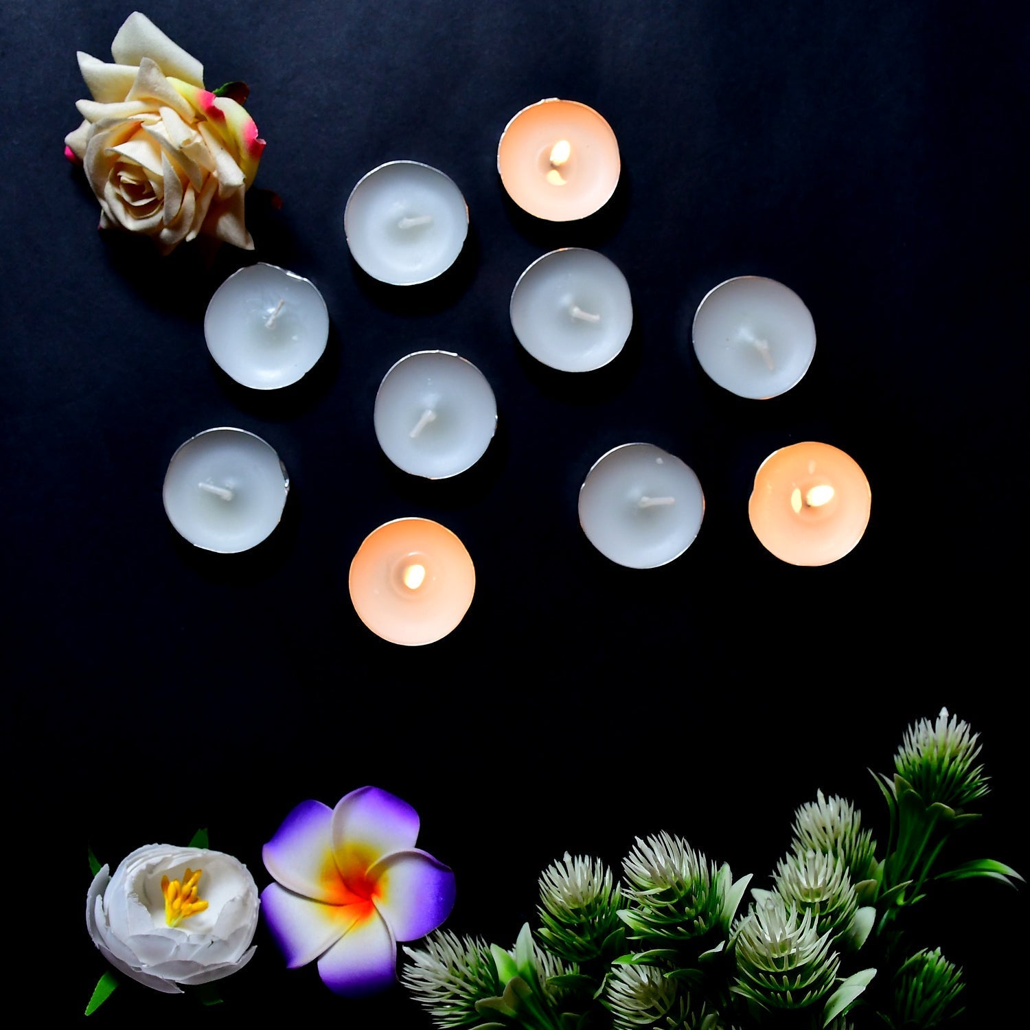 6292 10pcs Decorative  Color Candle Light Candle Perfect for Gifts, Home, Room, Birthday, Anniversary Decorative Candles. DeoDap