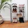 5176 5Tiers Steel  Shoe Rack Adjustable Shoe Shelf Storage Organizer For Home Use DeoDap