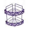 5164 Steel Corner Rack High Quality 32cm Rack For Home & Bathroom Use DeoDap