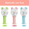 4765 Mini Cartoon Style Fan used in all kinds of places including household and many more for producing fresh air purposes. DeoDap