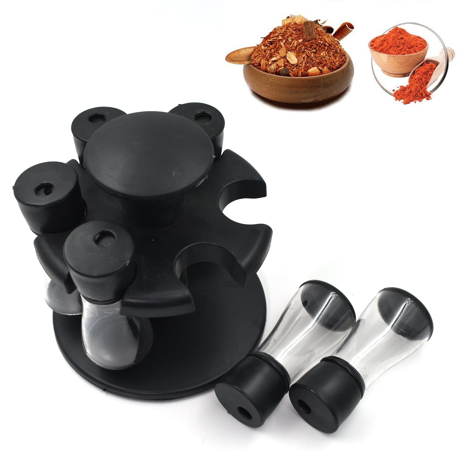 2757 6 Pc Spice Rack Used For Storing Spices Easily In An Ordered Manner. DeoDap