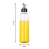 2288A  1LTR OIL DISPENSERWITH LID - CLEAR, DRIP FREE SPOUT, CONTROLLED USE DeoDap