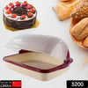 5200 Big Bread Box with Moving Lid | Semi Transparent | Food Grade BPA Free | Freezer Microwave Oven Dishwasher Safe | Breads Sandwich cakes DeoDap