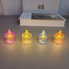 12 Pcs Flameless and Smokeless Decorative Acrylic Candles Transparent Led Tea Light Candle for Gifting, House, Diwali, Christmas, Festival, Events Decor Candles