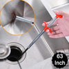 9127 Metal Wire Brush Hand Kitchen Sink Cleaning Hook Sewer Dredging Device (160 cm) DeoDap