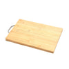 2475A Thick Wooden Bamboo Kitchen Chopping Cutting Slicing Board with Holder for Fruits Vegetables Meat DeoDap