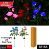 6616A Garden Solar Outdoor Rose Lights Decorative , Waterproof Flower Light for Garden Patio Landscape Pathway Yard Holiday Decoration DeoDap