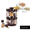 103 Revolving Plastic Spice Rack Masala Organiser (16 Pcs) DeoDap