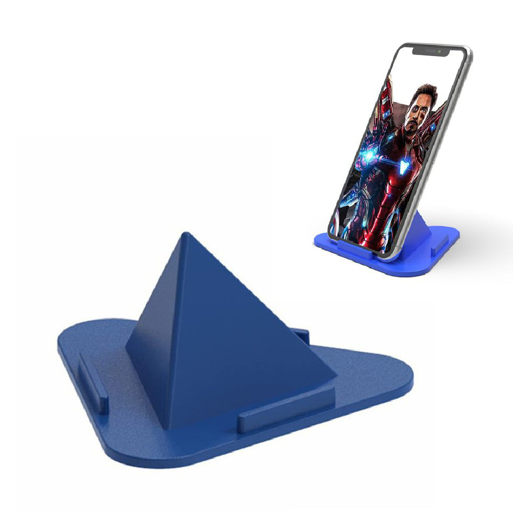 4640 Universal Portable Three-Sided Pyramid Shape Mobile Holder Stand DeoDap