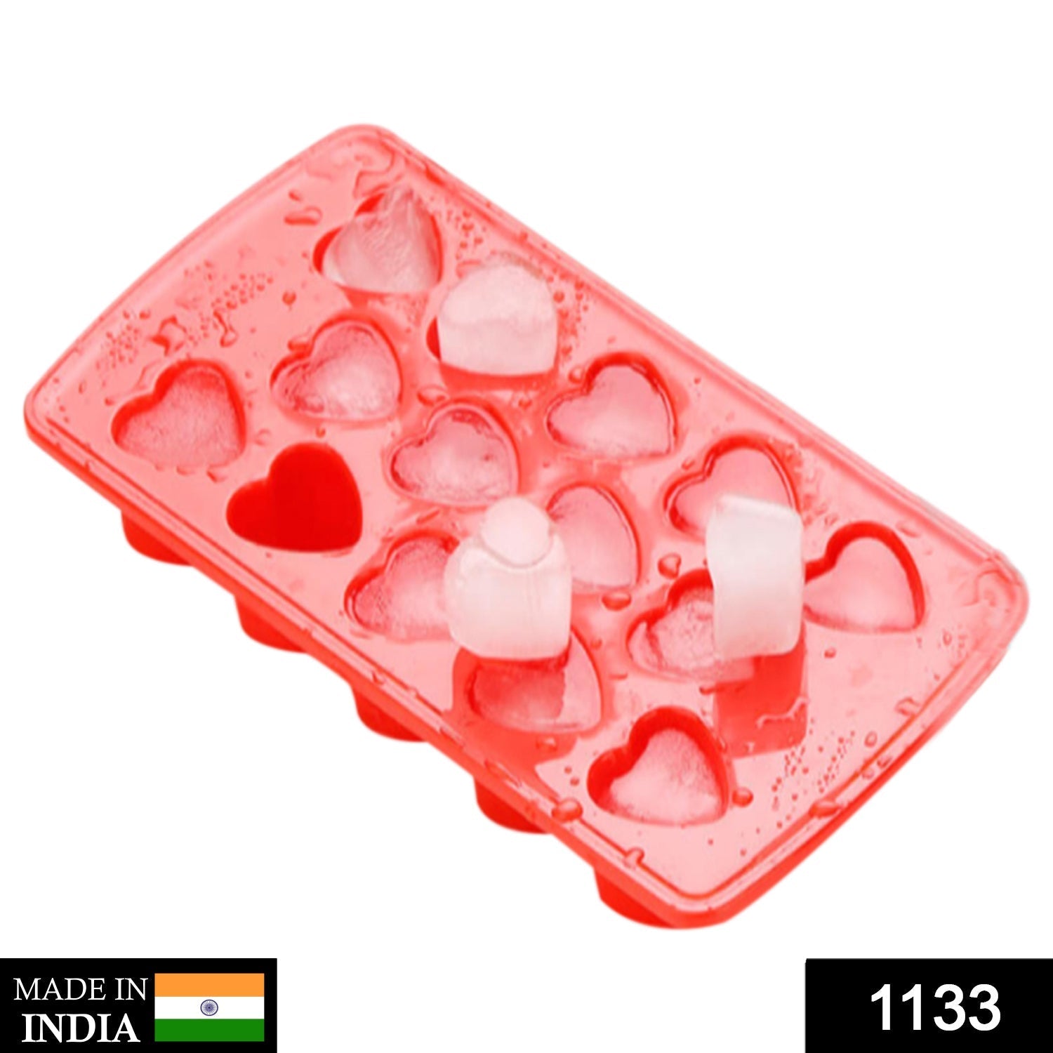 1133  Heart Shape Ice Cube Tray DeoDap