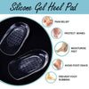 1472 Silicone Gel Heel Pad Protector Insole Cups for Heel Swelling Pain Relief DeoDap