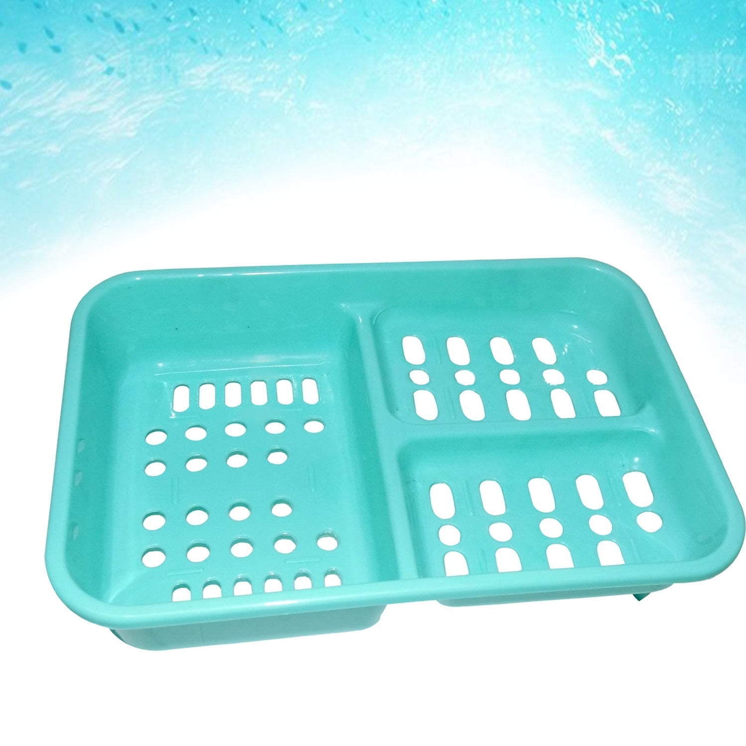 1130 3 in 1 Soap keeping Plastic Case for Bathroom use DeoDap