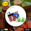 3732 12 Pc Salt N Shaker Set used in all kinds of household and official places during serving of foods and stuff etc. DeoDap