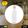 2720 Dimond Cut Water Bottle used by kids, children’s and even adults for storing and drinking water throughout travelling to different-different places and all. DeoDap