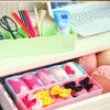 235 5-Compartments Socks/Handkerchief/Underwear Storage Box Socks Drawer Closet Organizer Storage Boxes (pack of 2) DeoDap