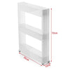 2173 Multipurpose 3 Layer Slim Side Space Saving Storage Organizer Rack Shelf DeoDap