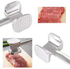 1595 Double Side Beaf Steak Mallet Meat Hammer Tool Aluminium High Quality Tool For Home & Restaurant Use