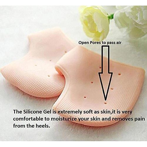 339 Moisturizing Skin Softening Silicone Gel for Dry Cracked Heel Repair (Multicolour) BUDGET HUB