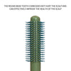 Massage Comb, Air Cushion Massage Hair Brush Ergonomic Matt Disappointment for Straight Curly Hair Cushion Curly Hair Comb for All Hair Types, Home Salon DIY Hairdressing Tool  (1 Pc)