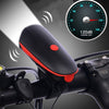 1562 Rechargeable Bicycle LED Bright Light with Horn Speaker DeoDap
