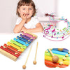 1912 Wooden Xylophone Musical Toy for Children (MultiColor) DeoDap