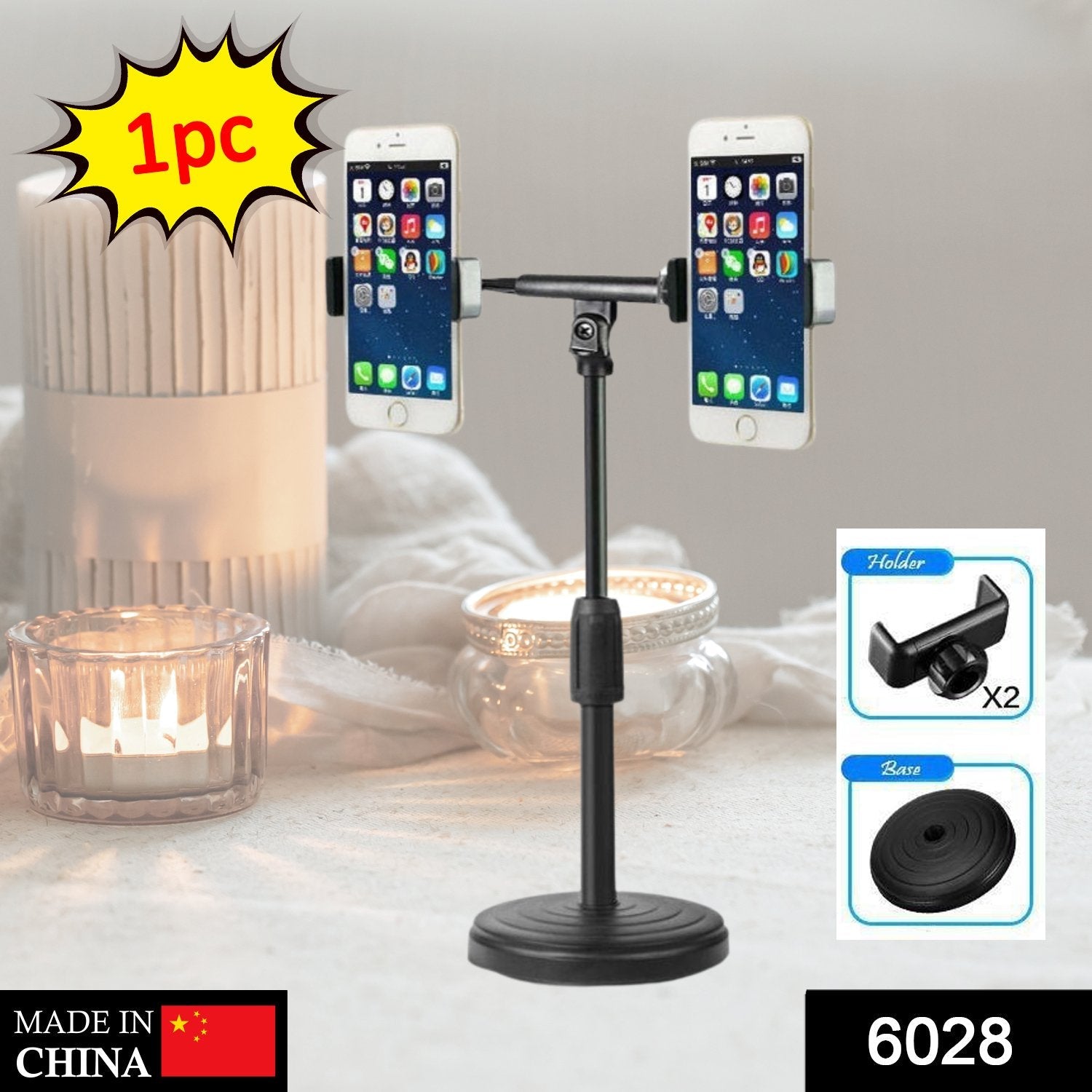 6028 Mobile Phone Stand and Holder for Online Classes Table Bed DeoDap