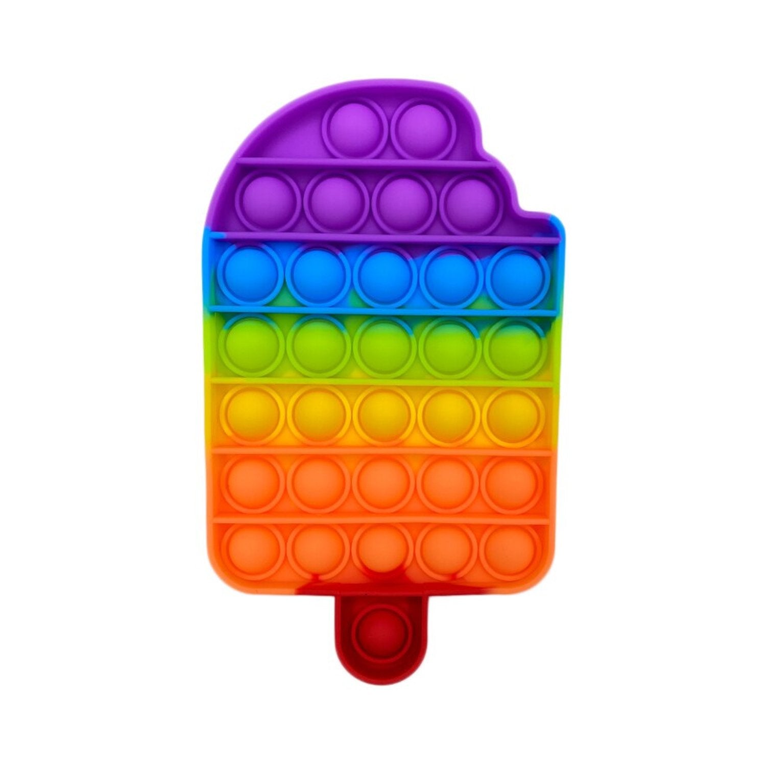 4716 Ice Cream Candy Shape Pop Fidget Toy Push Pop Bubble Fidget Sensory Toy for Kids and Adults Fidget Popper Stress Reliever Sensory Fidget Poppers DeoDap