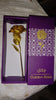 0606 Luxury Decorative Gold Plated Artificial Golden Rose with Premium Box DeoDap