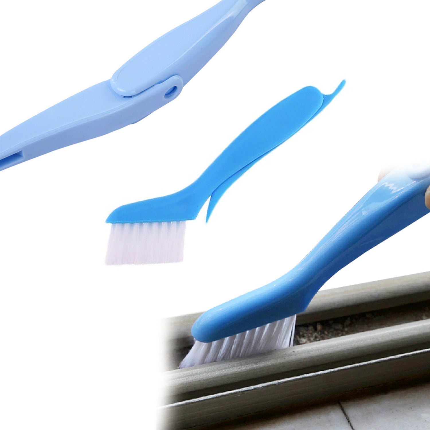 6043 Folding Brush and cleaner for cleaning and washing purposes with effective performance. DeoDap