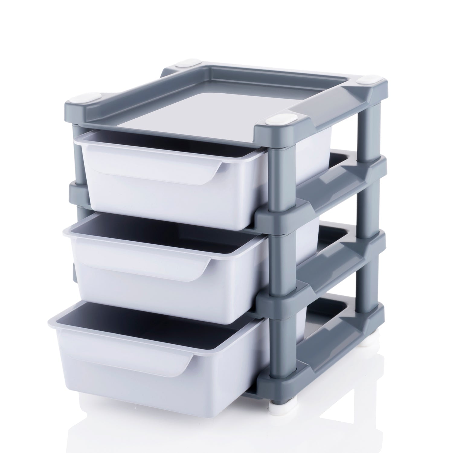 4767 Mini 3 Layer Drawer Used for storing makeup equipment’s and kits used by women’s and ladies. DeoDap