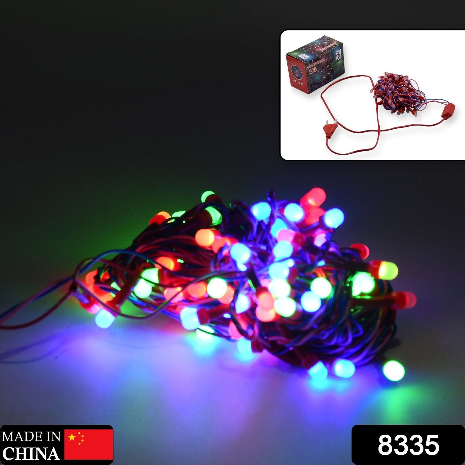 8335 6Mtr Home Decoration Diwali & Wedding LED Christmas String Light Indoor and Outdoor Light ,Festival Decoration Led String Light, Multi-Color Light (60L 6 Mtr)