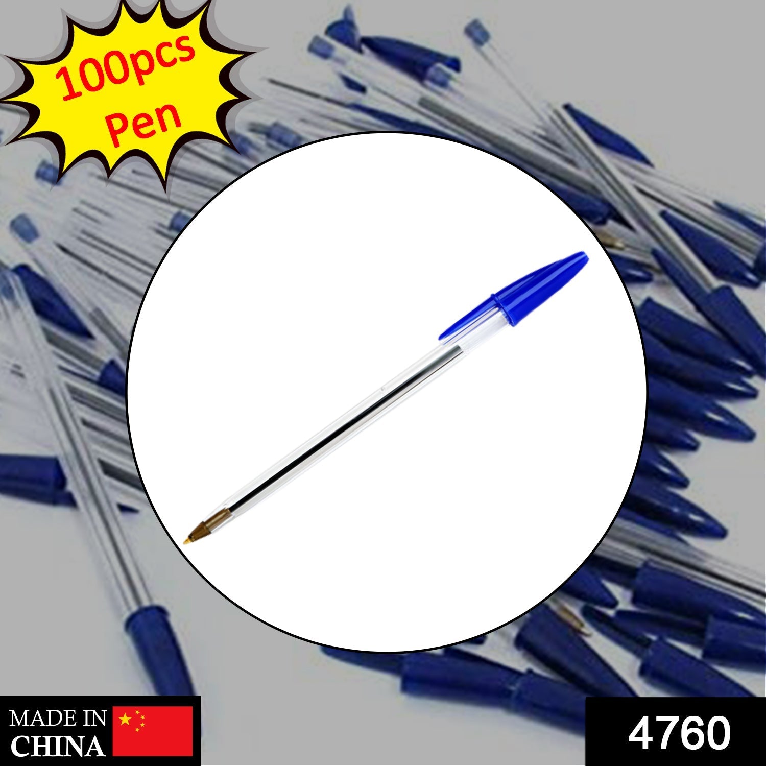 4760 Comfort & Extra Smooth Writing Ball Pen (Pack of 100Pcs) DeoDap